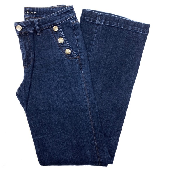 White House Black Market Denim - White House Black Market Skinny Flare Jeans Size 4